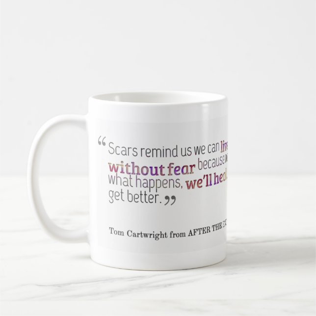 "Scars" mug (Left)