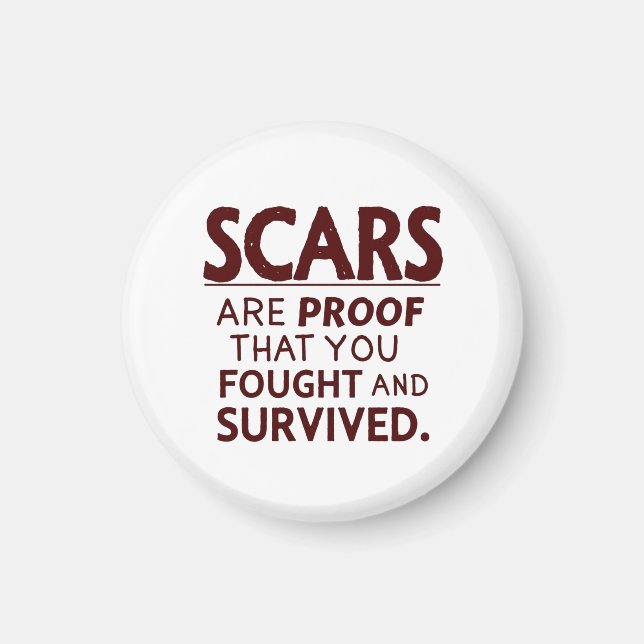 Scars of Survival Magnet (Front)