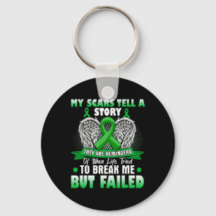 Scars Tell A Story - Kidney Disease Awareness Key Ring