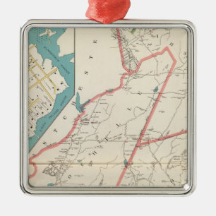 Scarsdale, New Rochelle, Mamaroneck towns Metal Tree Decoration