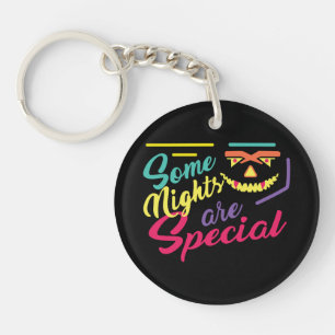 Scary and fun filled halloween t-shirt key ring