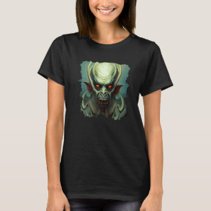 Scary Aquatic Horror Demon Nightmare Unique Digita T-Shirt