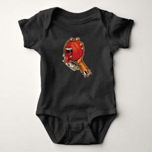 Scary Basketball Baby Bodysuit