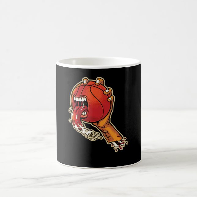 Scary Basketball Coffee Mug (Center)