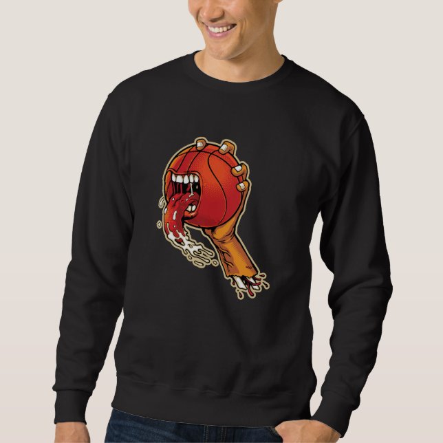 Scary Basketball Sweatshirt (Front)