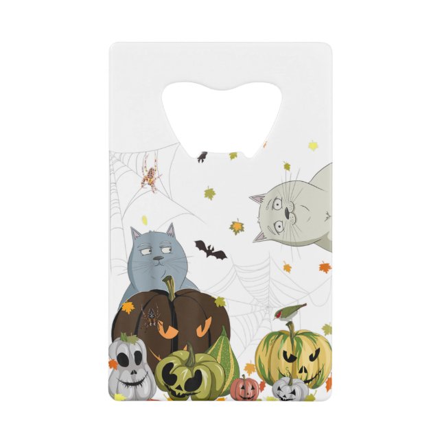 Scary Black Cat Pumpkin Face Jack o Lantern Funny (Front)