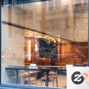 Scary Black Crow Moon