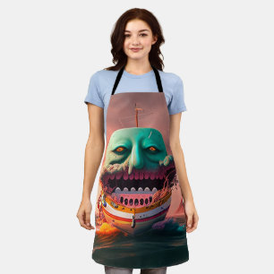 Scary boat apron