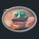 Scary boat belt buckle<br><div class="desc">Fusion of the emojis parasol and poop</div>