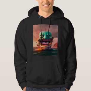 Scary boat hoodie