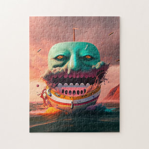 Scary boat jigsaw puzzle
