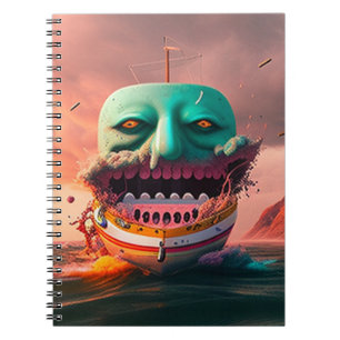 Scary boat notebook