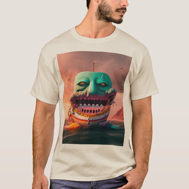 Scary boat T-Shirt (Front)