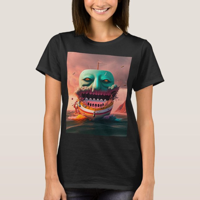 Scary boat T-Shirt (Front)
