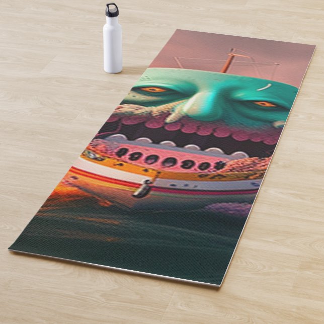 Scary boat yoga mat (In Situ)