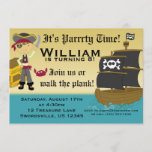 Scary Boy Pirate Birthday Party Invitation<br><div class="desc">Your child is sure to love giving out their invitations! This cute invitation is perfect for your themed party! Everyone will love receiving your unique invites. You won't find this in any stores! Thanks so much for looking!!! Please contact me with any questions: PartyPrints4U@gmail.com. Clip Art: Copyright © Jessica Weible...</div>