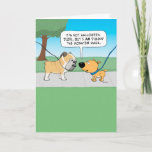 Scary Bulldog Face Birthday Card<br><div class="desc">This funny birthday card features a dog commenting on the appearance of a bulldog,  who has a face that might be scary to some but is surely loveable to others. © 2015 Chuck Ingwersen</div>