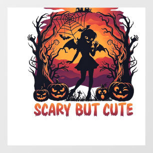 Scary But Cute Halloween Bat Girl Pumpkins Haunted