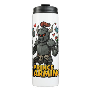 Scary Cartoon Knight  – “Price Charming Thermal Tumbler