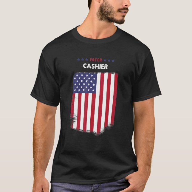 Scary Cashier T-Shirt (Front)