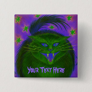 Scary Cat Green 'Your Text' button