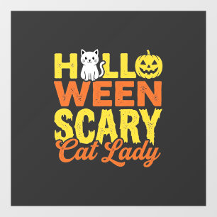 Scary Cat Lady Halloween Design_1