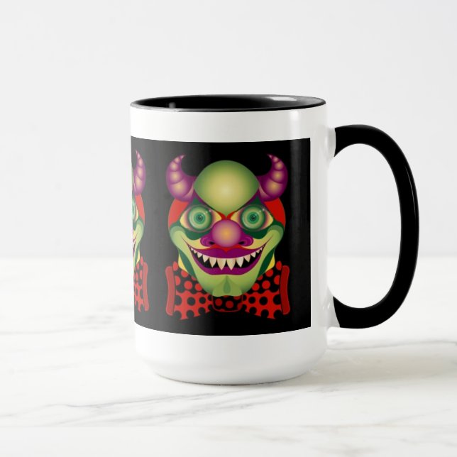 Scary Clown awesomely horrific mug (Right)