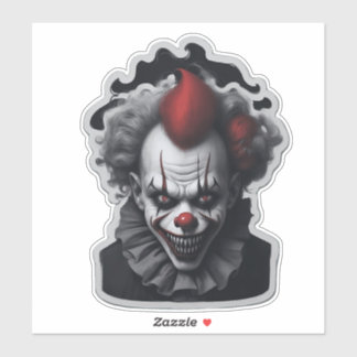 Scary Clown Creepy Portrait 