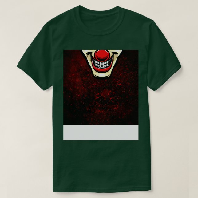 Scary Clown Face 1 T-Shirt (Design Front)