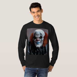SCARY CLOWN MENS BLACK T-SHIRT