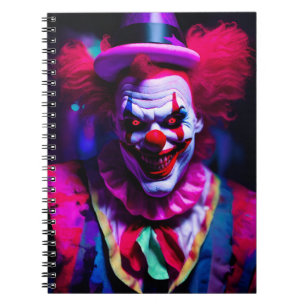 scary clown notebook