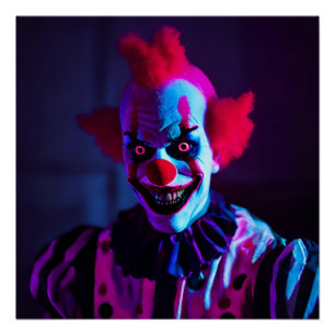 scary clown poster