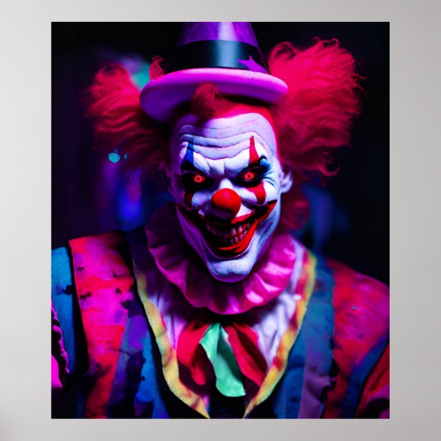 scary clown poster (Front)