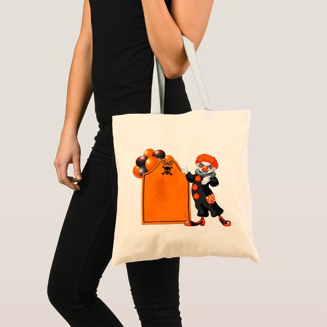 Scary Clown Tote Bag (Creator Uploaded)