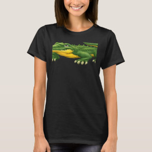 Scary Cool Green Alligator Crocodile Wild Animal P T-Shirt