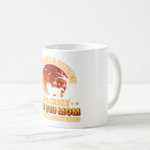 Scary Costume   Dog Mama Crazy Shih Tzu Mum Coffee Mug