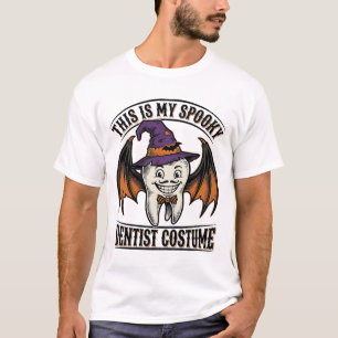 Scary Dentist Costume Halloween Dental Shirt Art_1
