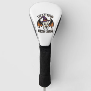 Scary Dentist Costume Halloween Dental Shirt Art_1 Golf Head Cover