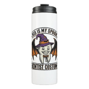 Scary Dentist Costume Halloween Dental Shirt Art_1 Thermal Tumbler