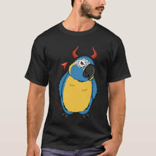 Scary Devil Costume Parrot I Blue throated Macaw T-Shirt