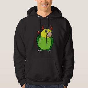 Scary Devil Costume Parrot I Double Yellow headed Hoodie