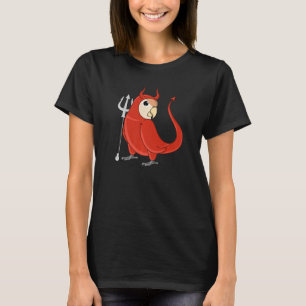 Scary Devil Costume Parrot I Peach-faced Blue Love T-Shirt