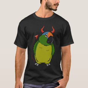 Scary Devil Costume Parrot I Peach fronted Conure T-Shirt