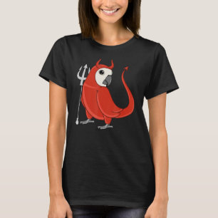 Scary Devil Costume Parrot I Sulphur-crested Cocka T-Shirt