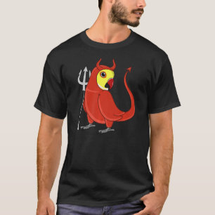 Scary Devil Costume Parrot I Yellow Indian Ringnec T-Shirt