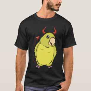 Scary Devil Costume Parrot I Yellow Parrotlet T-Shirt
