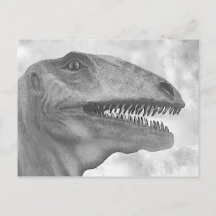 Scary Dinosaur Postcard