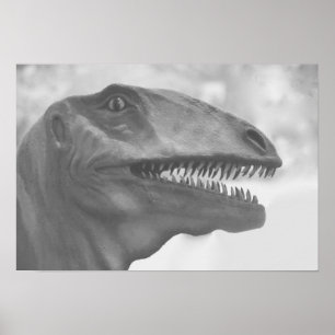 Scary Dinosaur Poster