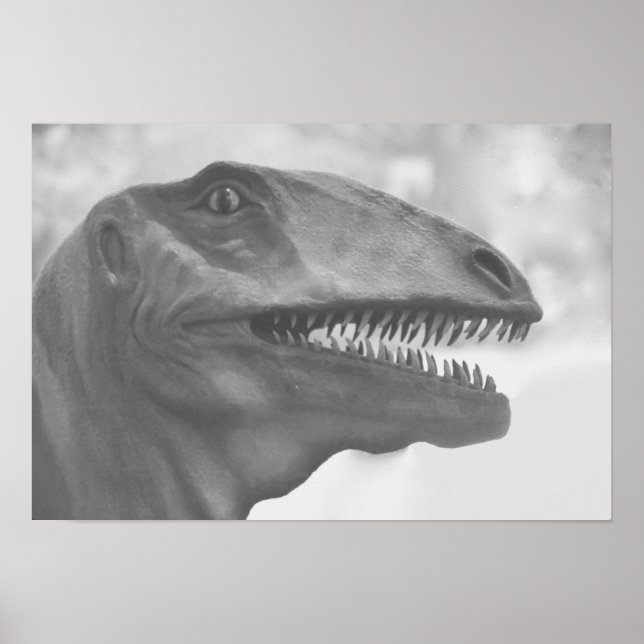 Scary Dinosaur Poster (Front)