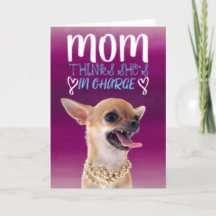 Scary Dog Personalised Mother's Day Card